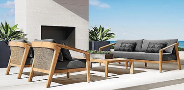 Malta Teak Rattan Sofa-0